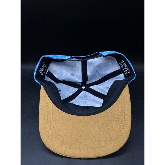 Apres Brist Truly Hard Seltzer Blue & Suede Brim Snapback Hat Cap NWT New - Picture 7 of 11